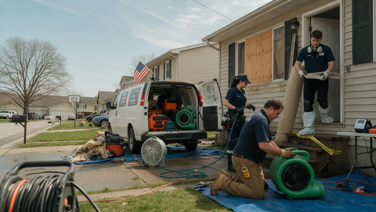 Water Damage Restoration in Sarona, WI near me